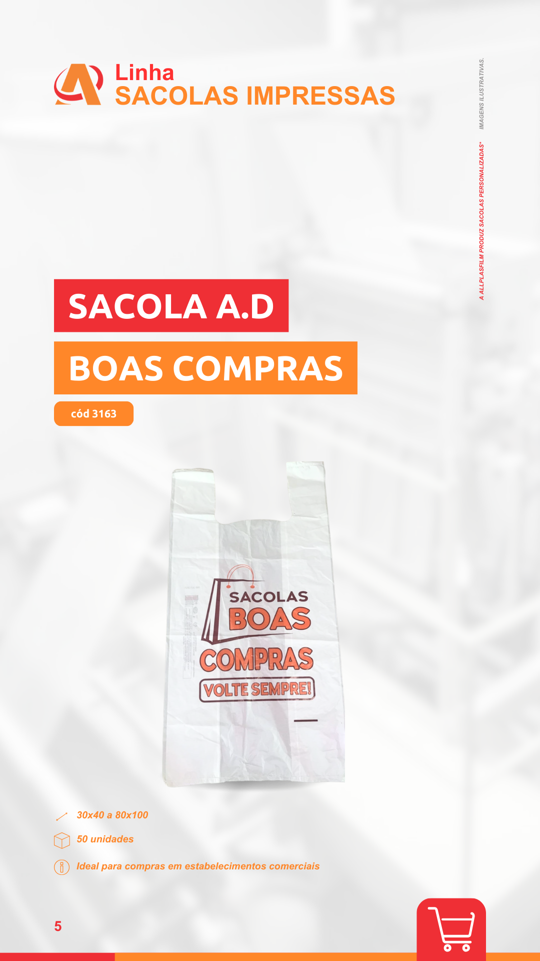 Sacola A.D Boas Compras